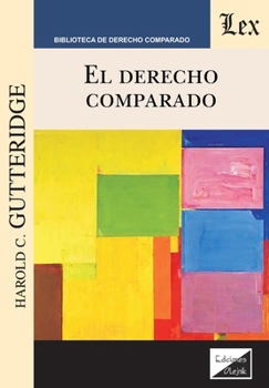 Paperback El derecho comparado [Spanish] Book