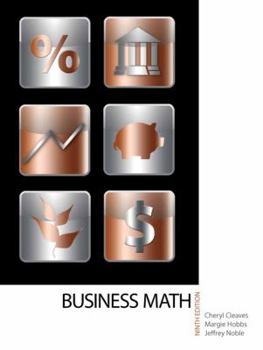 Paperback Business Math Book