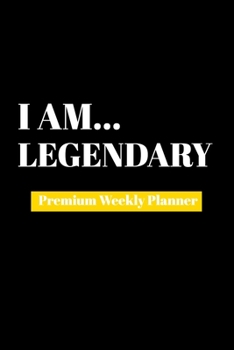 Paperback I Am Legendary: Premium Weekly Planner Book