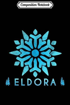 Composition Notebook: Retro Eldora Colorado Illustration - Vintage Eldora Snow Journal/Notebook Blank Lined Ruled 6x9 100 Pages