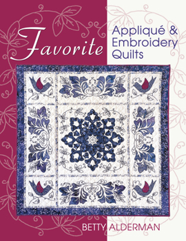 Paperback Favorite Applique & Embroidery Quilts Book