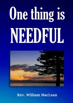 Paperback One thing is needful Book