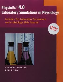 Paperback Physioex V4.0: Laboratory Simulations in Physiology (Stand Alone) CD-ROM Version Book