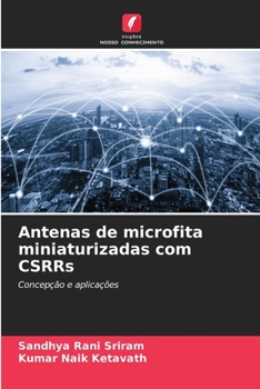 Paperback Antenas de microfita miniaturizadas com CSRRs [Portuguese] Book