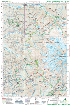 Map Mount Rainier West, Wa No. 269 Book