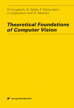 Paperback Theoretical Foundations of Computer Vision Book