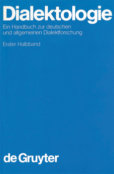 Hardcover Dialektologie. 1. Halbband [German] Book