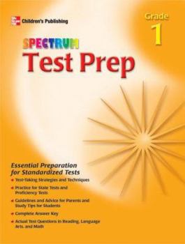 Paperback Spectrum Test Prep Grade 1 Book