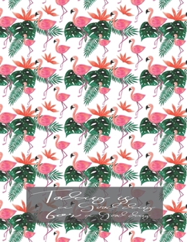 Today is a Good Day for a Good Day: Blank Line Rules Composition Paper Notebook with Academic Monthly Calendar from Handwriting Workbook for Your Kids