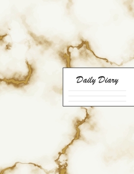 Daily Diary: Blank 2020 Journal Entry Writing Paper for Each Day of the Year | Creative Marble Designed Pattern | January 20 - December 20 | 366 Dated ... Your Life, Set Goals & Get Things Done