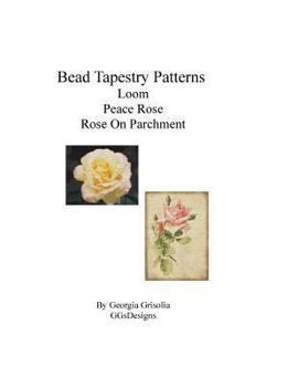 Bead Tapestry Patterns loom Peace Rose Rose On Parchment