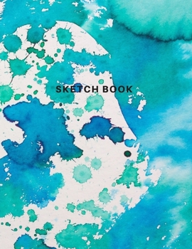 Sketch Book: Large Notebook for Drawing For Kids /  Doodling or Sketching 101 Pages, 8.5" x 11"/ Sketchbook Blank Paper Drawing and Write Journal (notebook Abstract Cover vol.22 )