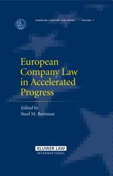 Hardcover European Company Law in Accelerated Progress Book