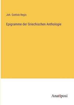 Paperback Epigramme der Griechischen Anthologie [German] Book