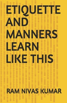 Paperback Etiquette and Manners Learn Like This Book