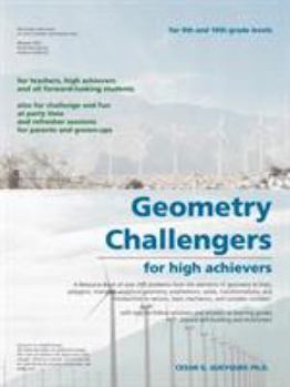 Paperback Geometry Challengers for High Achievers Book