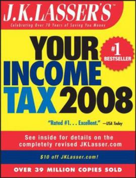 Paperback J.K. Lasser's Your Income Tax 2008: For Preparing Your 2007 Tax Return Book