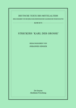 Hardcover Strickers Karl Der Große [German] Book