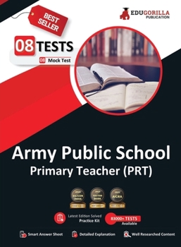 Paperback Army Public School PRT Exam 2023: AWES Primary Teacher (English Edition) - 8 Full Length Mock Tests (1600 Solved Questions) with Free Access to Online Book