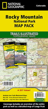 Rocky Mountain National Park [Map Pack Bundle] (National Geographic Trails Illustrated Map)