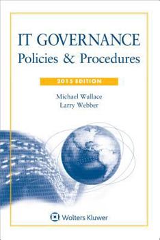 Paperback It Governance Policies & Procedures 2015e W/ CD Book