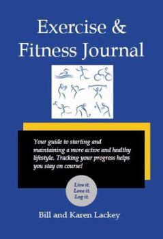 Spiral-bound Exercise & Fitness Journal: a training log Book