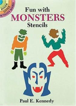 Paperback Fun with Monsters Stencils Book