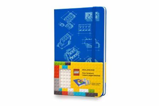 Hardcover Moleskine Lego Limited Edition Notebook II, Large, Plain, Blue, Hard Cover (5 X 8.25) [With Lego Plate] Book