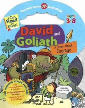 Board book David and Goliath: A Story about Courage [With Interactive DVD] Book