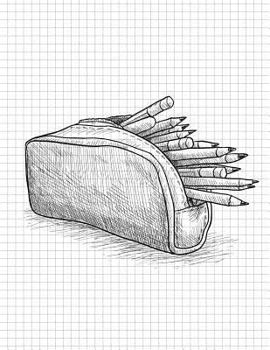 Paperback Graph Paper Sketchbook: 1/4 Inch Squares Graph Paper Quad Ruled Graphing Paper for Drawing Sketching for Beginner Artists and Students Practic Book