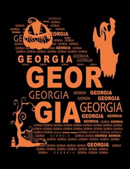 Paperback Georgia: Journal Composition Notebook 7.44" x 9.69" 100 pages 50 sheets Book