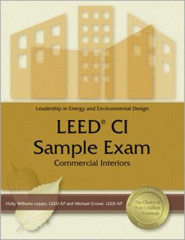 Paperback LEED CI Sample Exam: Commercial Interiors Book