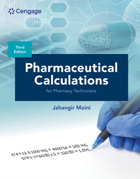 Paperback Pharmaceutical Calculations for Pharmacy Technicians Book