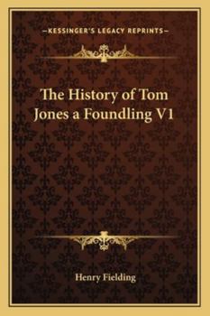 Paperback The History of Tom Jones a Foundling V1 Book