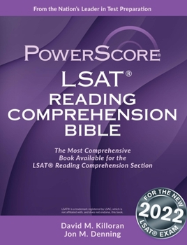 Paperback Powerscore LSAT Reading Comprehension Bible Book