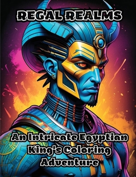 Regal Realms: An Intricate Egyptian King's Coloring Adventure