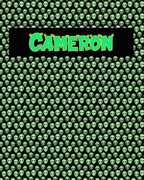 Paperback 120 Page Handwriting Practice Book with Green Alien Cover Cameron: Primary Grades Handwriting Book