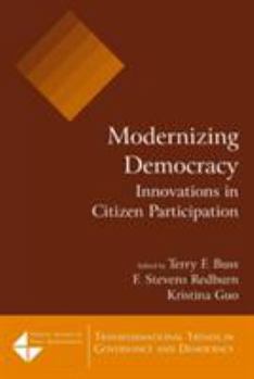 Paperback Modernizing Democracy: Innovations in Citizen Participation: Innovations in Citizen Participation Book