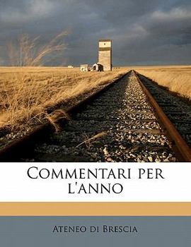 Commentari per l'ann, Volume Index 1808-1907