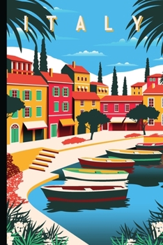 Italy: Travel Journal, Notebook, Diary | Vintage Postcard Style | 110 Ruled Pages for Italian Adventures