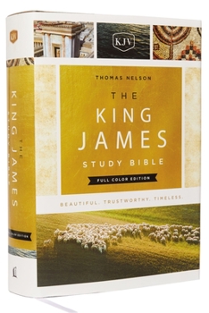 Hardcover The King James Study Bible, Hardcover, Full-Color Edition [Large Print] Book