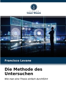 Paperback Die Methode des Untersuchen [German] Book