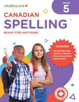 Paperback Canadian Spelling Grade 5 Book