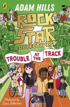 Paperback Rockstar Detectives: Trouble at the Track Book