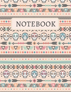 Notebook: Dead Head Design (Dead Pattern), 8,5" x 11" Size Notebook(Journal) with 120 College Ruled Line Paper Pages (Dead Head Cover)