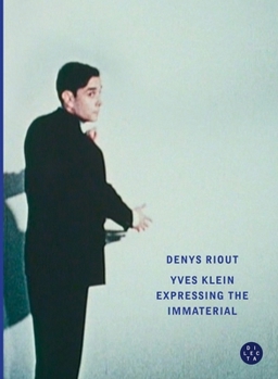 Hardcover Yves Klein: Expressing the Immaterial Book