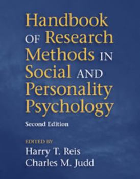 Handbook of Research Methods in Social and Personality Psychology