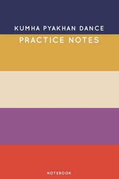 Paperback Kumha Pyakhan dance Practice Notes: Cute Stripped Autumn Themed Dancing Notebook for Serious Dance Lovers - 6"x9" 100 Pages Journal Book