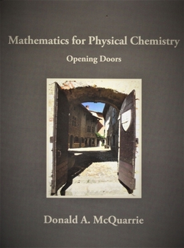 Paperback Mathematics for Physical Chemistry: Opening Doors Book