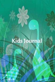 Paperback Kids Journal: Blank Lined Notebook For Kids To Write In, Draw Or Use As A Personal Diary - Cute Animal Blue Book